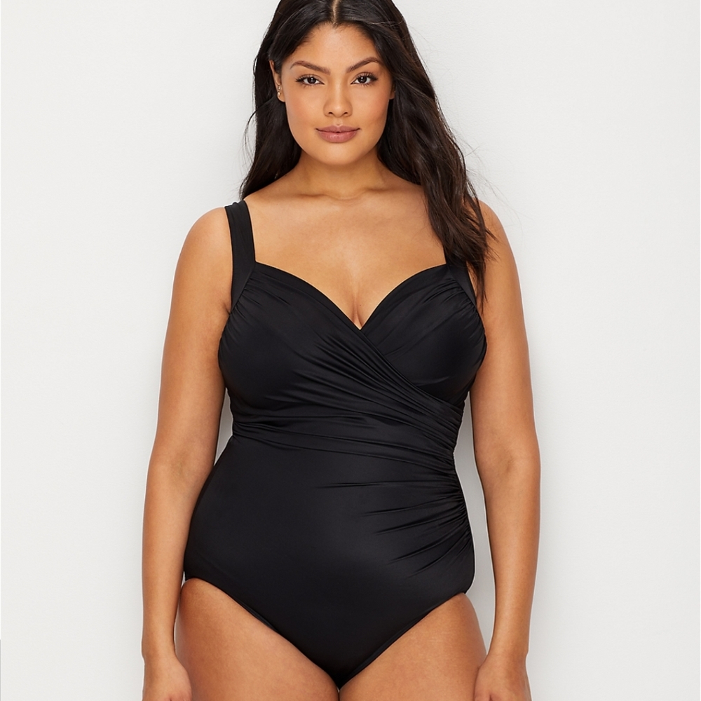 MIRACLESUIT PLUS SIZE SANIBEL UNDERWIRE ONE-PIECE